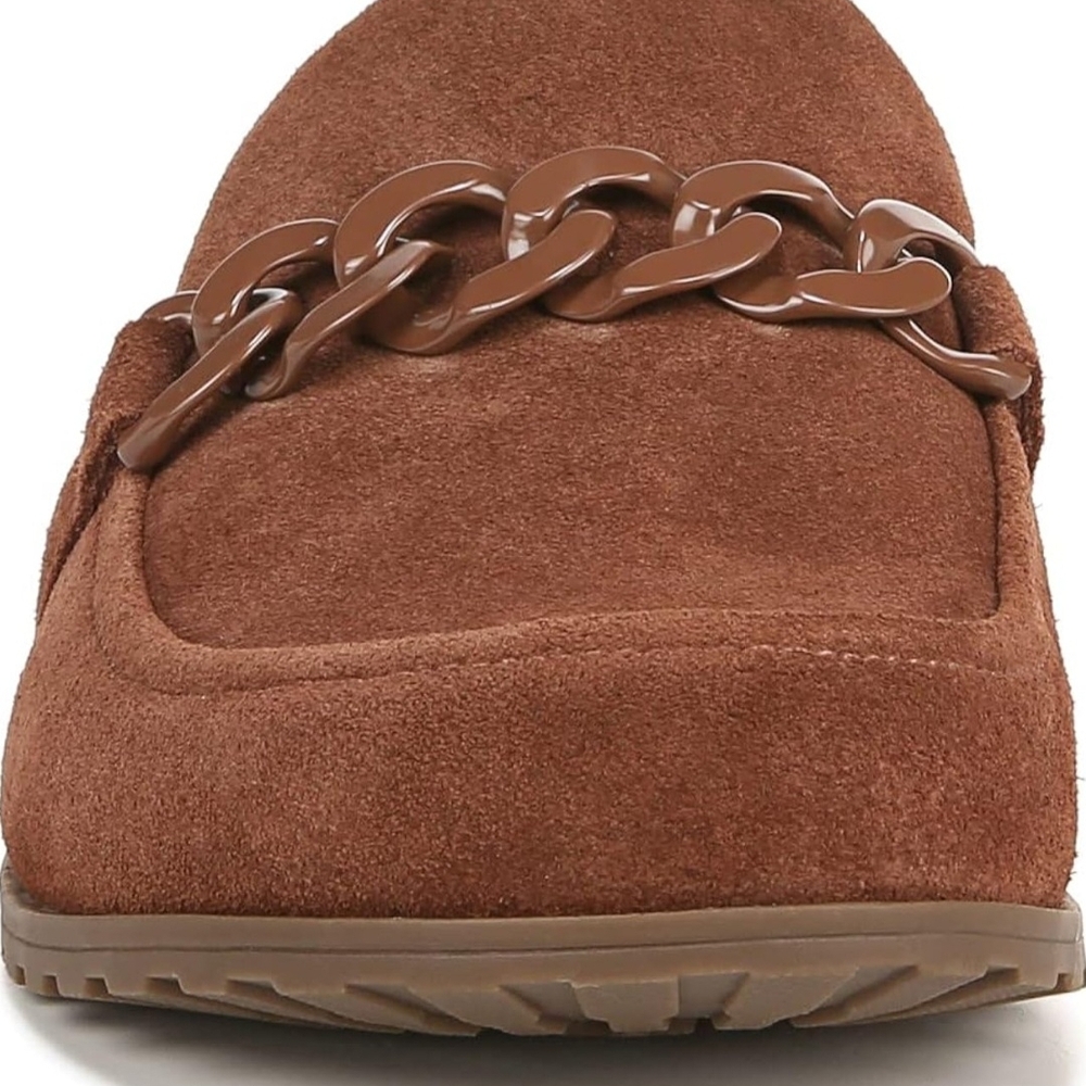 Vionic Georgie Mule Brown Tan Chesnut Suede Women's Clogs 9.5 Orthopedic Shoes - Picture 5 of 12